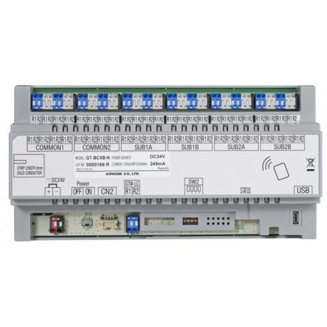 Centrale audio supplémentaire avec lecteur nfc pour système étendu gt version b GTBCXBN AIPHONE 200261