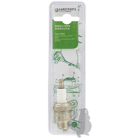 CENTRALE BRICO Bougie d'allumage adaptable sous coque remplace RJ17LM / LR17A, NGK: BR4LM