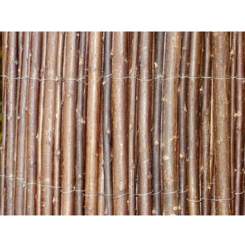 Centrale Brico - Canisse osier Premium brun, occultation moyenne, H.1 x L.3 m