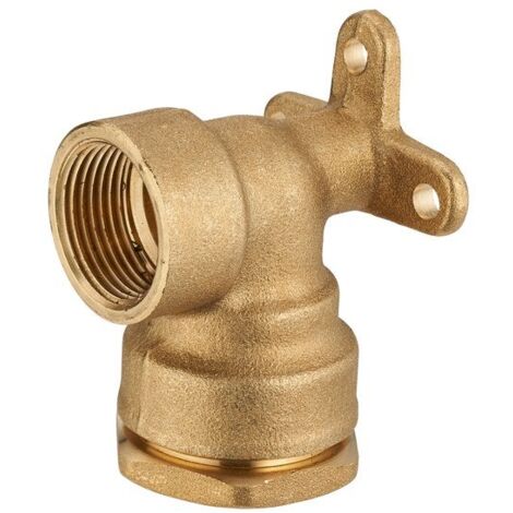 Centrale Brico Coude applique F3/4 à compression laiton D.25 pour tube en polyéthylène