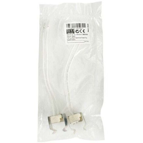 CENTRALE BRICO Douille électrique a baïonette GU5.3 céramique, blanc