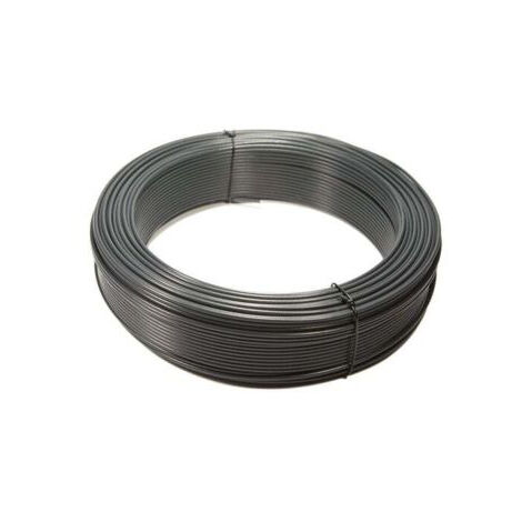 Centrale Brico – Fil de tension 2,75mm – Longueur 50m – Acier plastifié gris 7016 – Pour chantiers humides et travaux de construction