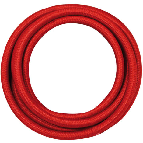 CENTRALE BRICO Fil tissu TIBELEC, tissu, rouge