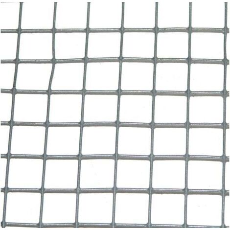CENTRALE BRICO Grillage pour animaux soudé gris, H.1 x L.3 m, maille H.12 x l.12.7 mm