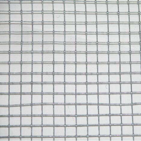 Centrale Brico – Grillage rigide en acier galvanisé 0,5 x 3 m – Maille carrée 6,4 mm – Pour chantiers humides et terrains accidentés