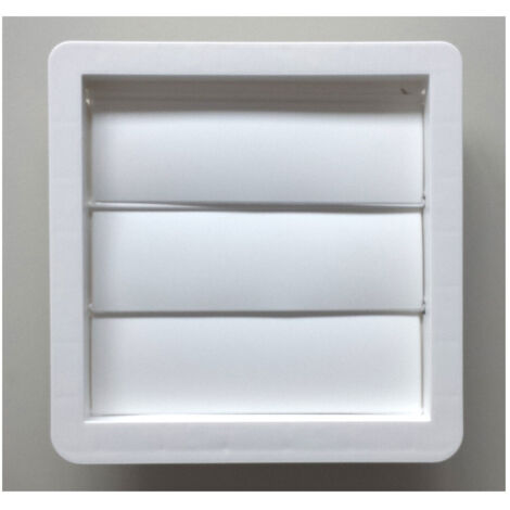 CENTRALE BRICO Grille d'aération pour VMC blanc, diam. 100