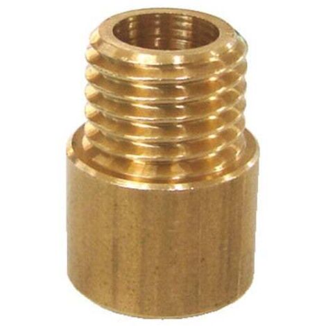 Centrale Brico – Lot de 2 raccords laiton femelle 10x1 et mâle 11mm – Raccord pour montage de luminaires – Pour culots 10mm et 10x1