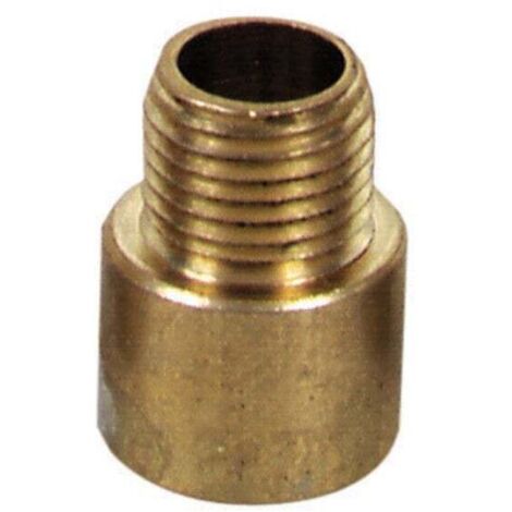 Centrale Brico – Lot de 2 raccords laiton mâle 10x1 et femelle 11mm – Raccords de réduction pour plomberie – Résistance à la corrosion