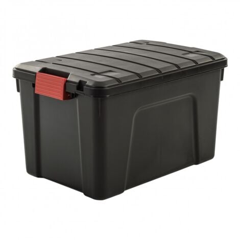 Box de rangement en plastique avec couvercle Allibert - 25 litres
