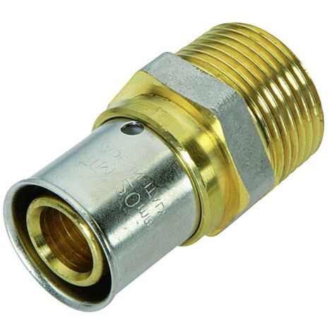 Raccord droit mâle à sertir pour tube Multicouche - plusieurs modèles disponibles