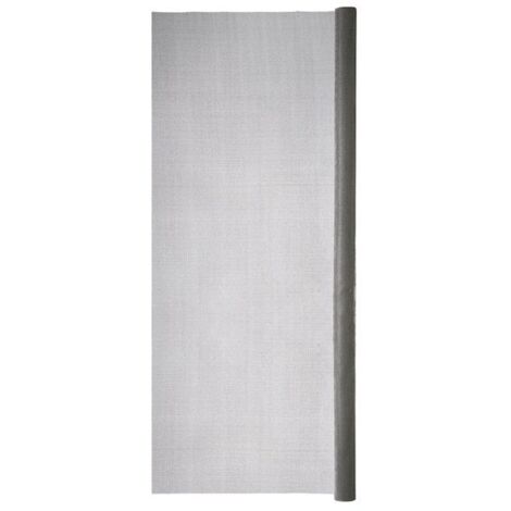 Centrale Brico Moustiquaire fibre de verre gris, H.1.4 x L.2 m