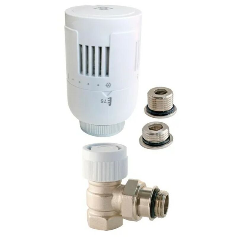 SOMATHERM FOR YOU Robinet thermostatique T303 équerre universel en laiton blanc