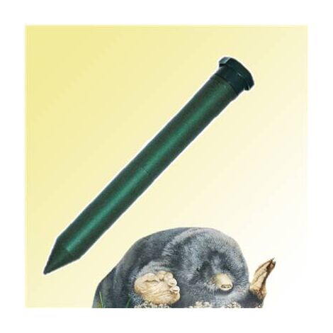 Centrale Brico – Vibreur anti taupes à vibrations sonores – Protection efficace jusqu'à 500 m² – Fréquence 250/500 Hz – Poids léger 170 g