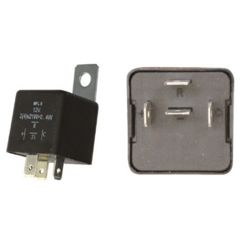 Restagraf - centrale clignotante 12v 4 broches avec support amovible