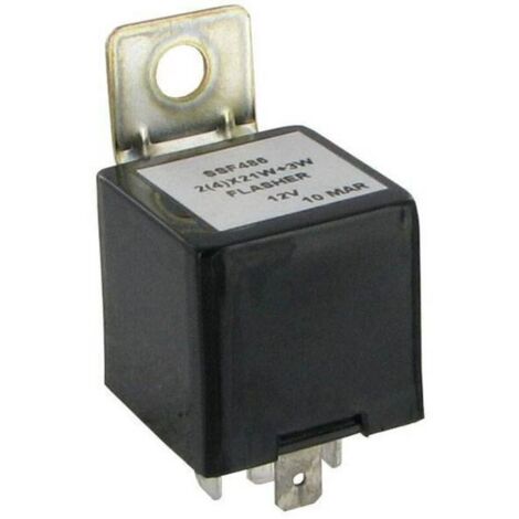 Centrale clignotante 12V pour 2 ou 4 lampes 21W – Témoin 3W – Type DIN pour installation facile – Performance fiable et efficace