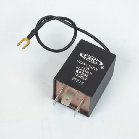 Centrale clignotante 3 cosses pour clignotant à ampoule ou LED