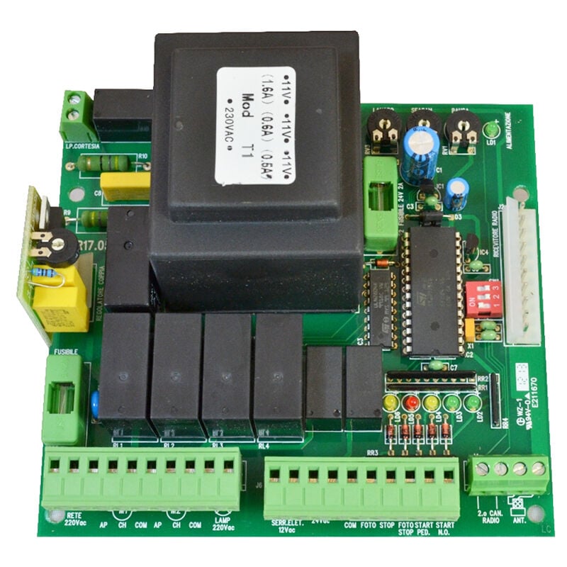 Leb Electronics - Centrale de commande 230Vac 230v portail battant leb CTR17