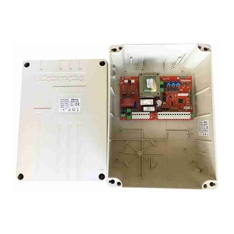 Centrale de commande electronique Aprimatic ba 230 pour portail battant