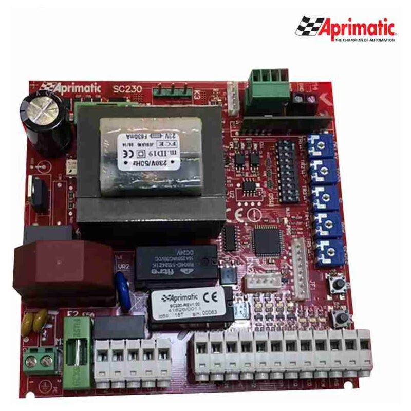 Centrale de commande electronique Aprimatic sc 230 pour portail coulissant