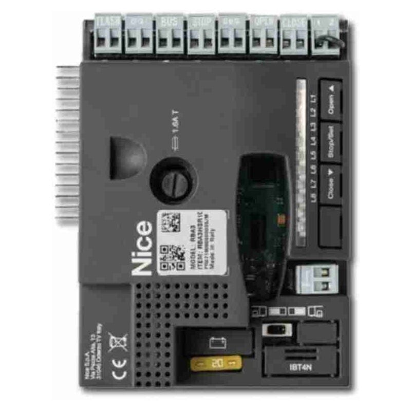 SPRBA3HSR10 Carte de commande centrale 24v robus hs RBA3HS Pièce de rechange Nice SPRBA3HSR10