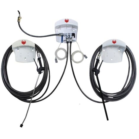 Centrale d'hygiène SYSTÈME LAVAGE SECHAGE CARDUO Tuyau 25 mètres Taille Lance de 1 à 2 m