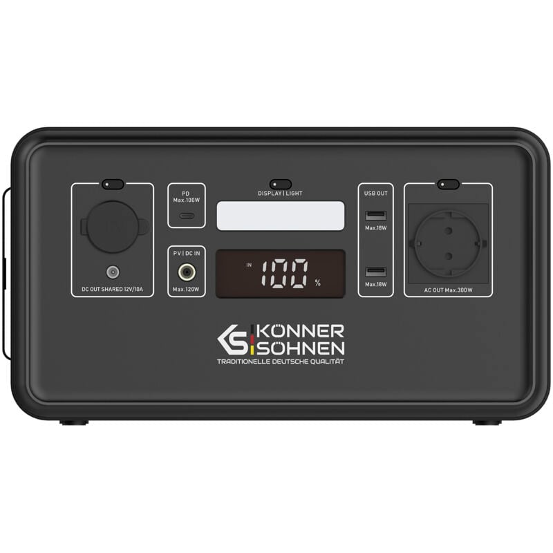 Könner&söhnen - Centrale électrique portable, 500W - Könner Söhnen KS-500PS