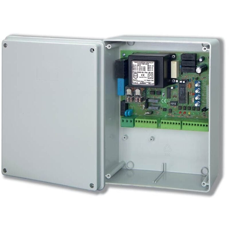 Centrale Hiltron de commande pour 2 moteurs à vantaux Alimentation 230V PCM20