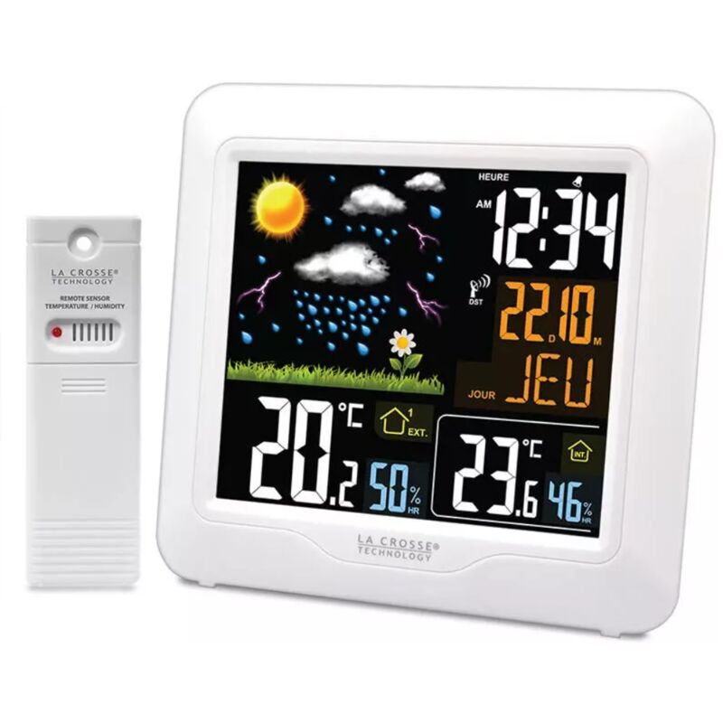 Station météo blanc La Crosse Technology WS6820-WI