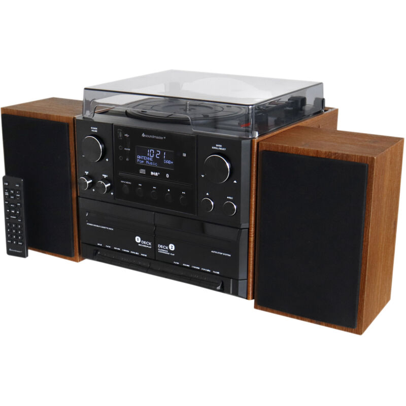 SOUNDMASTER Cha&icirc;ne Hi-fi Aster  Mcd5600 Platine Vinyle Bluetooth