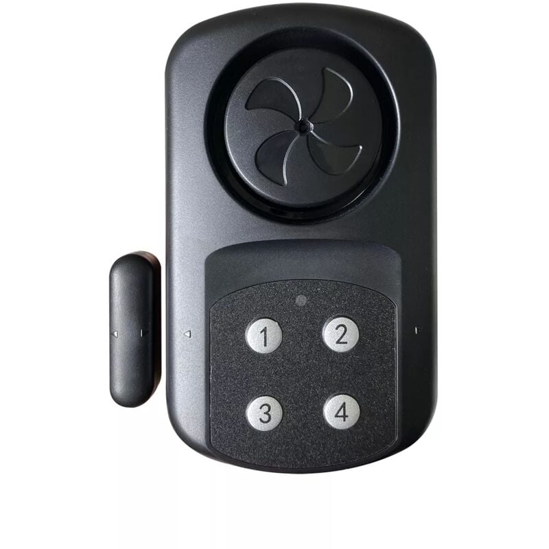 Centrale d'alarme ou carillon autonome sur piles détection d'ouverture étanche IP67 sirène et clavier