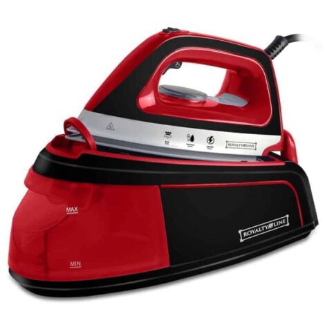 Centrale vapeur 2300W – Pression 5 bars – Débit vapeur 120 g/min – Semelle céramique – RLDBST2300W1RED – Royalty Line