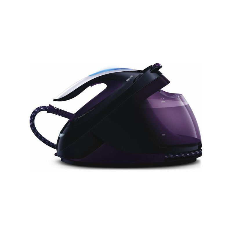 Philips - Centrale Vapeur GC9650/80, 7,5 bars, Pressing jusqu'a 500 g/min, Débit vapeur jusqu'a 150 g/min, Systeme sans réglage