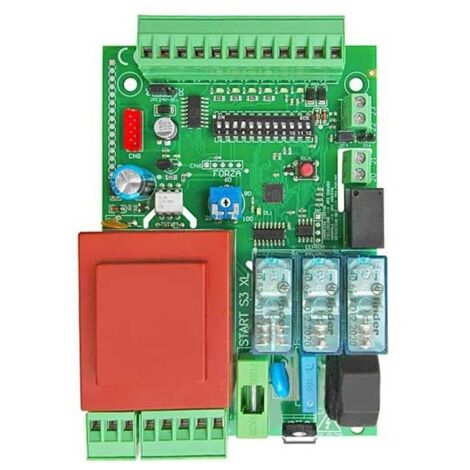 Centralina 230Vac monofase universale per motore cancello scorrevole - basculante Nologo START-S3XL