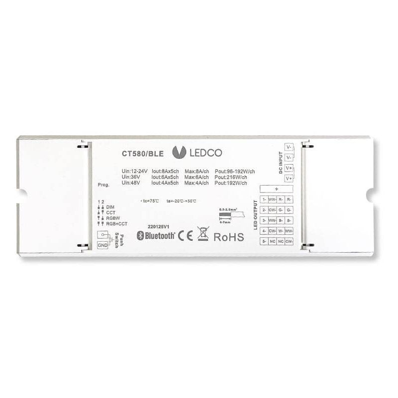 Centralina Bluetooth Mesh per regolazione strip