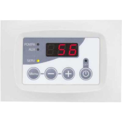 Centralina digitale per termocamini e pannelli digitale placca bianca  Tiemme elettronica
