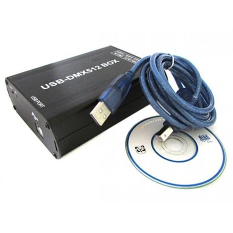 Centralina DMX-512 Master Sender Trasmettitore Segnale DMX USB Controller Programmabile Tramite PC Per Luci Led