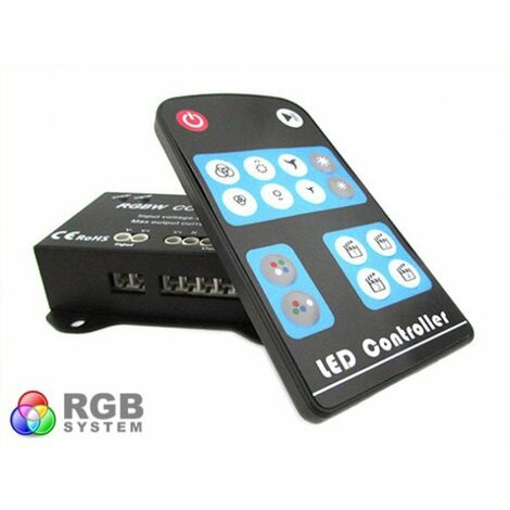 CONTROLLER-RGB-72W-44KEY - Strisce LED RGB - - Controller Centralina RGB  12v Con Telecomando Luci 44 tasti comandi