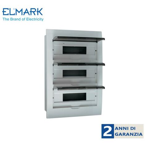 CENTRALINO A 3X12 VIE MONTAGGIO INCASSO IP40