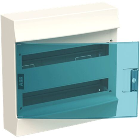Centralino ABB a parete 36 moduli IP41 porta blue petrol bianco 2 file 41P18X22