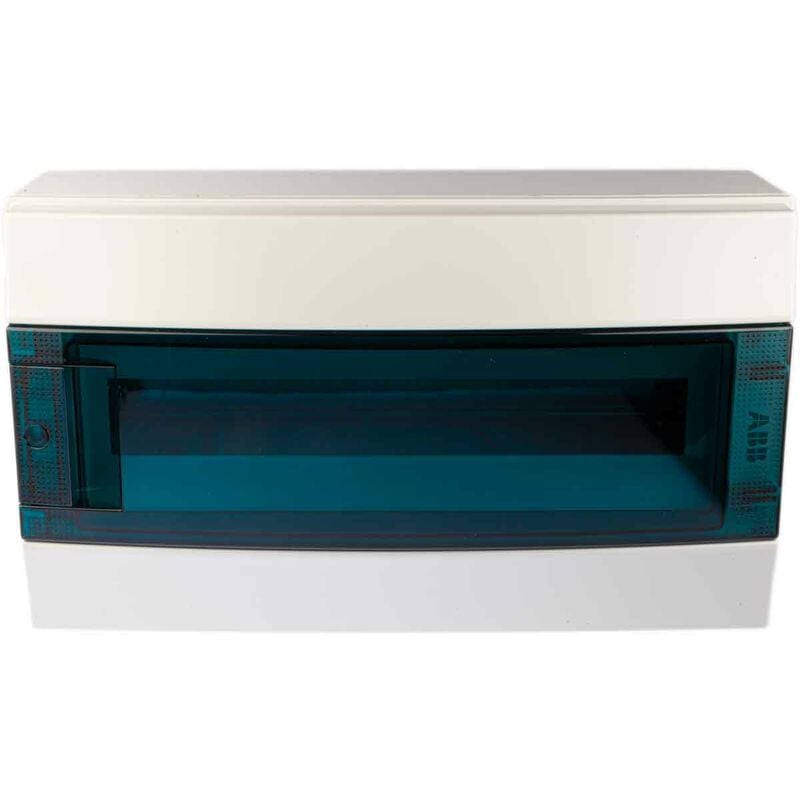 ABB - Tableau électrique en Plastique, 18 Modules, 125A IP65, 250 x 430 x 155mm, série Mistral65 ( Prix pour 1 )