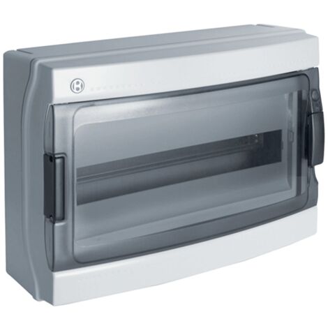 Centralino Bocchiotti PABLO 18 moduli con portella fumè IP65 B06524