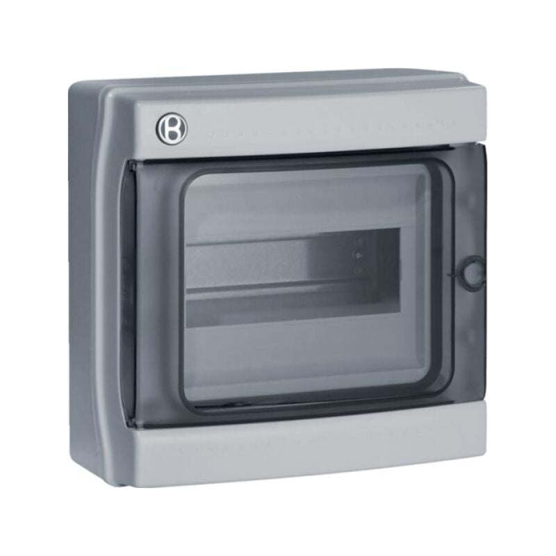 Bocchiotti - Centralino ip65 8 moduli portella fumè linea pablo grigio b06522