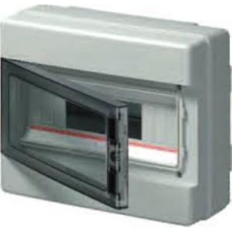 Centralino Da Parete Stagno Ip65 8 Moduli ( Elettrocanali Cod. Ec62008 )