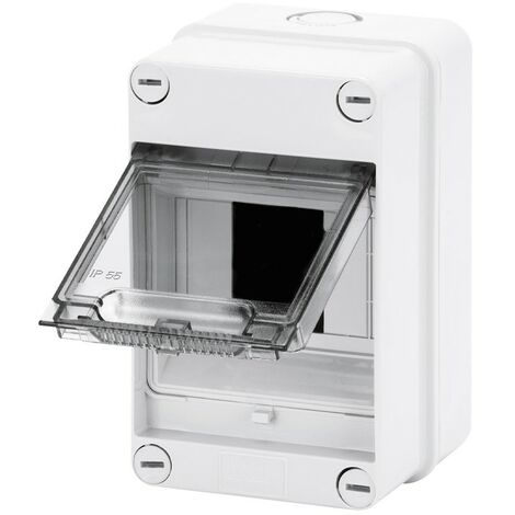CENTRALINO STAGNO IP40 4 MODULI CON PORTELLO FUME