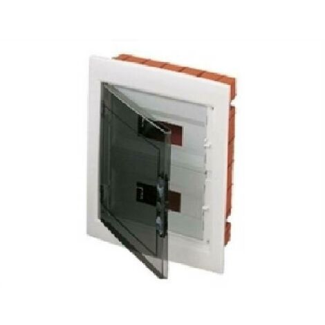Centralino incasso Gewiss 18x3 moduli trasparente fumè IP40 GW40610