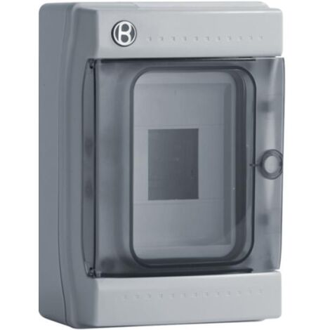 Centralino ip65 8 moduli portella fumè linea pablo grigio bocchiotti b06521