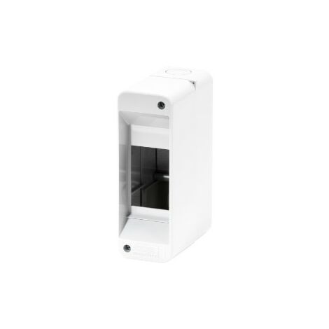Centralino Protetto Senza Porta Pareti con centrini di foratura predisposto per alloggiamento morsettiere IP40 2 Moduli