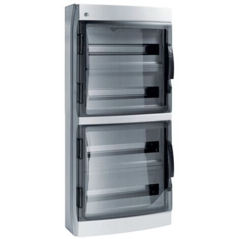 Centralita Bocchiotti PABLO 72 módulos con puerta ahumada IP65 B06528