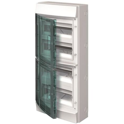 Centralita mural Abb gris 48 módulos con puerta IP65 65P12X42