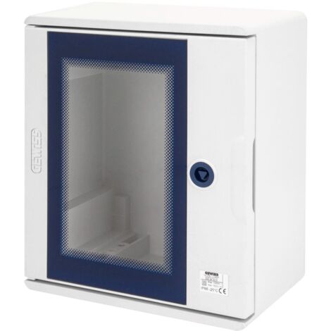 Centralita mural Gewiss con puerta transparente 250x300x160 IP66 GW46201F